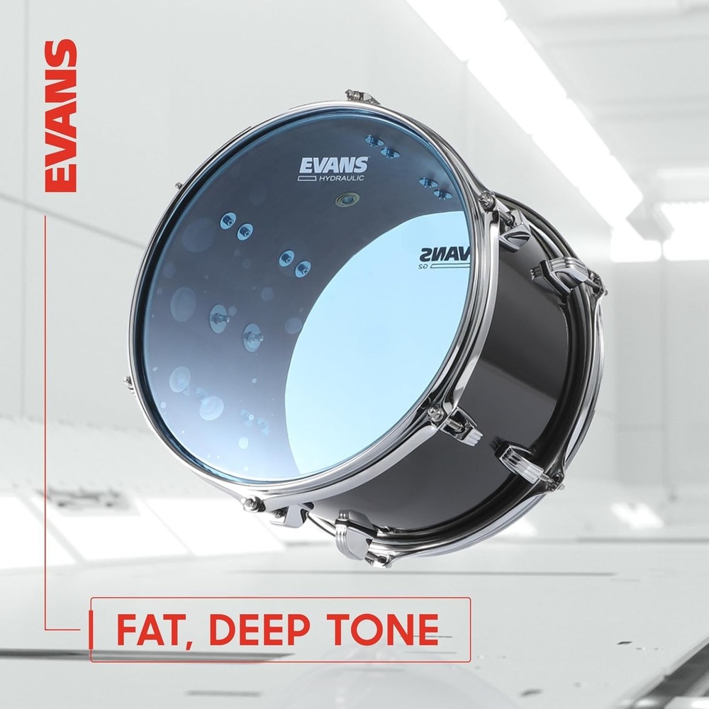 Evans Hydraulic Red Drum Head, 18 Inch