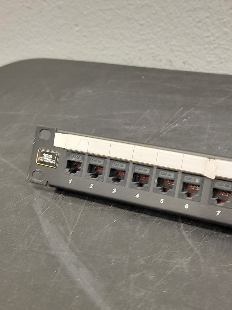 (3) Levinton Cat6A Universal Patch Panel 24-Port 10G Extreme