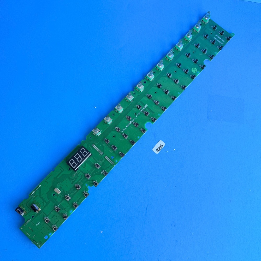 ALESIS VI49 MIDI Keyboard Controller OEM Part: Knobs Display Main Board PCB