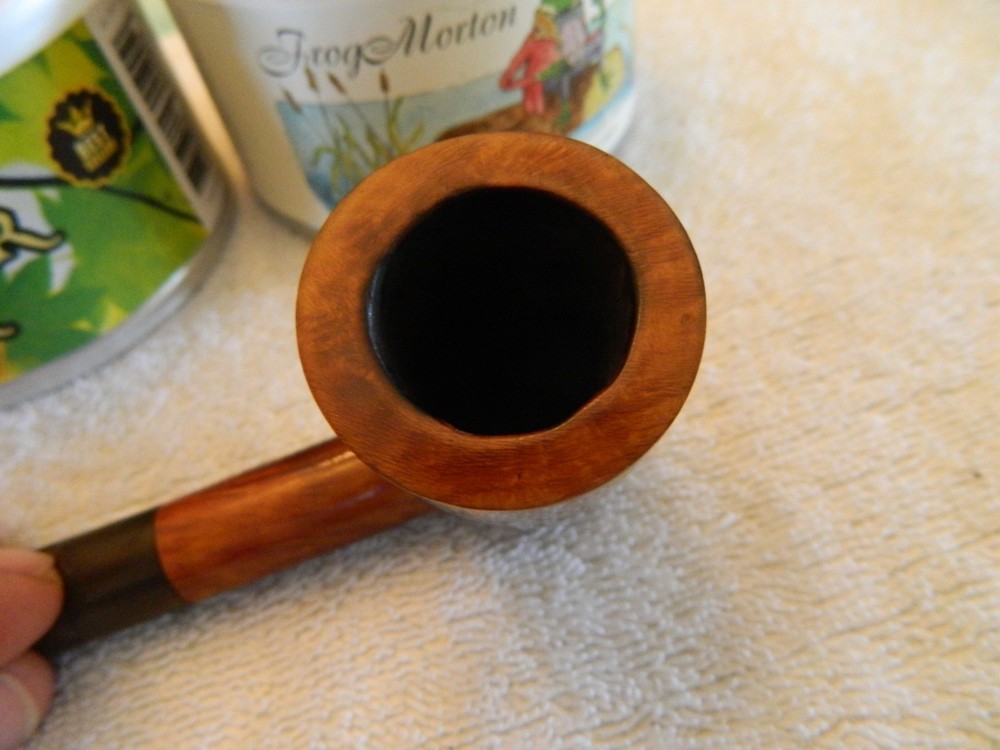 ESTATE PIPE CHARATAN'S MAKE SPECIAL , STACK, L IN CIRCLE,NEEDS STEM ,USED