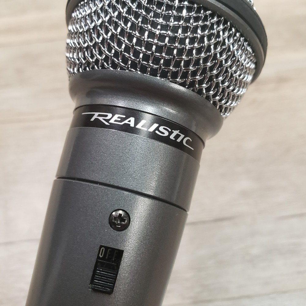 Realistic Highball Unidirectional Dynamic Microphone 33-984A -No Cords-Untested