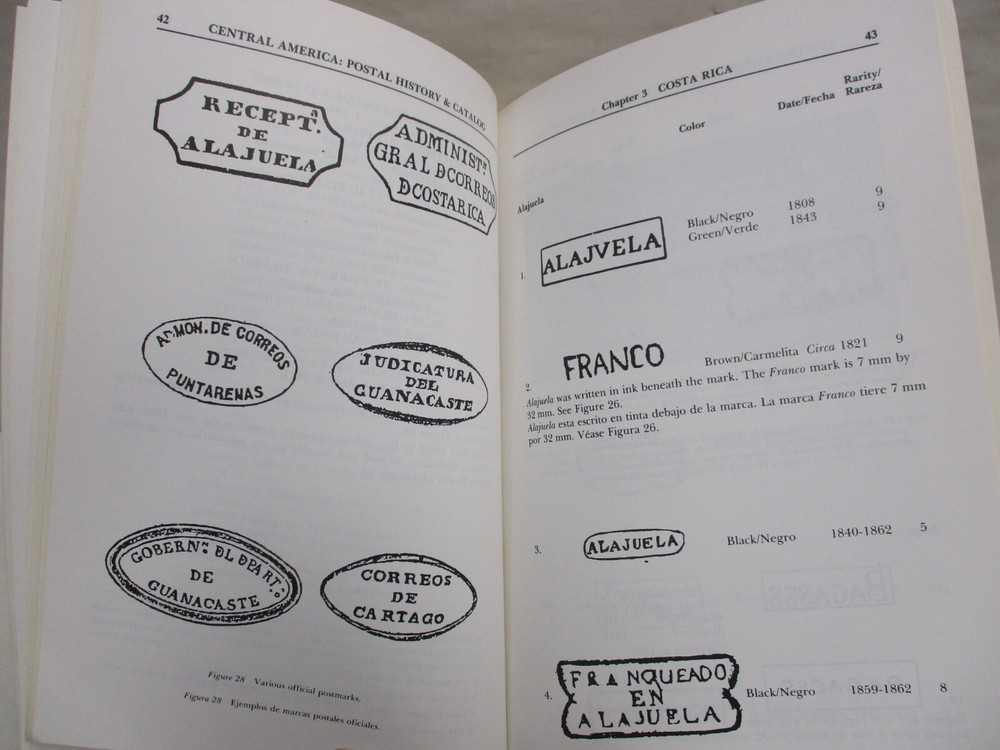 Central America Postal History & Listing of Prephilatelic Postmarks Leo J Harris