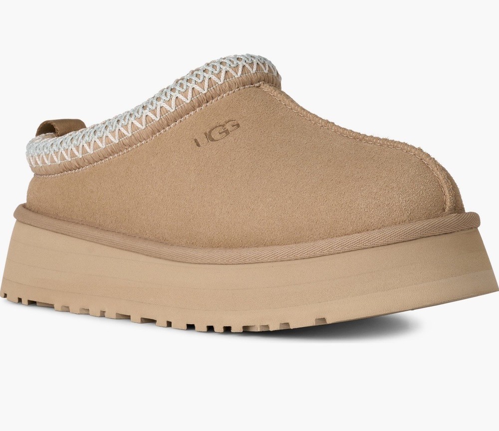 UGG® Tazz  Platform Slipper 8M Sand NIB