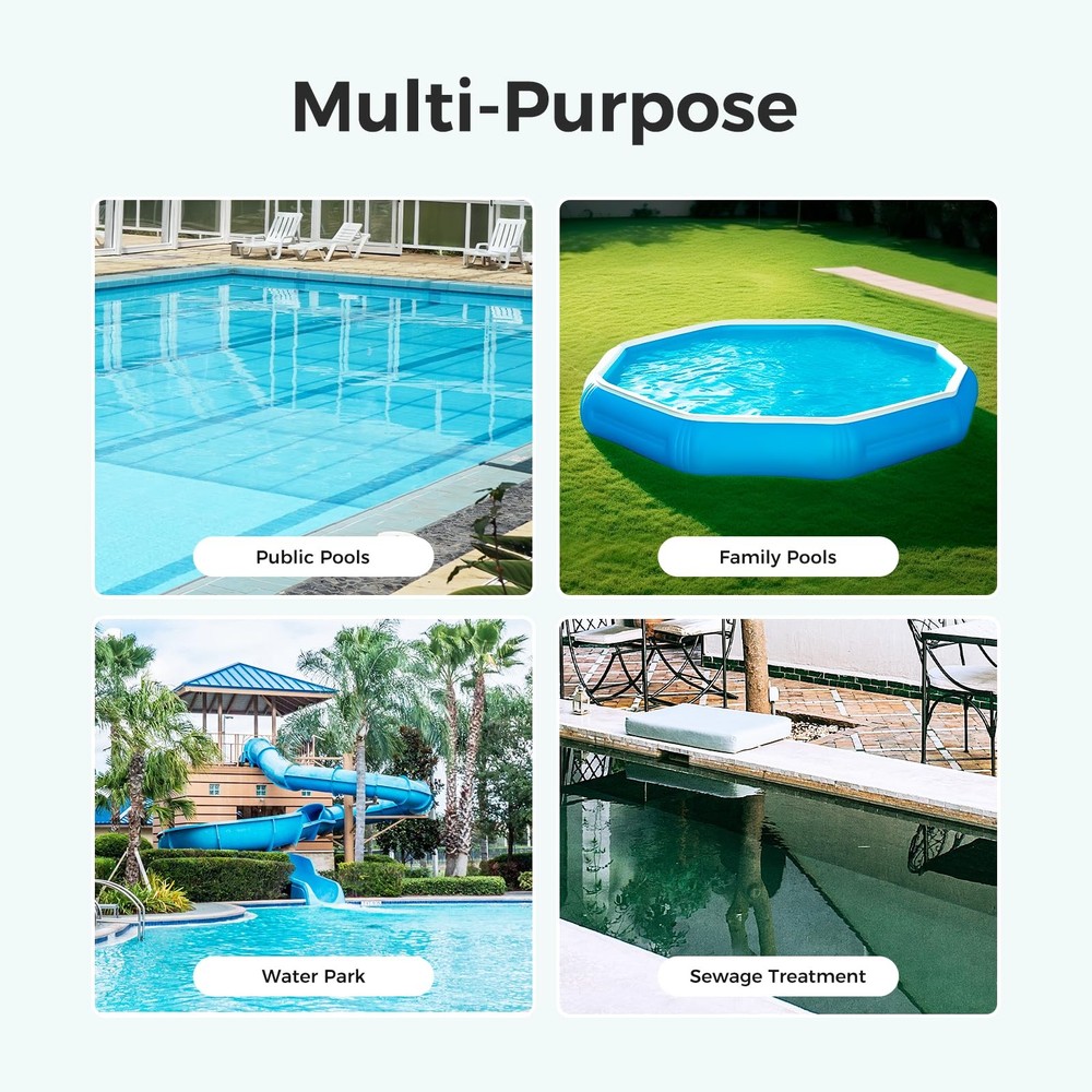 POOL FELLOWS Floating Pool Tablet Dispenser for 3 inch Tablets, Large Capacity