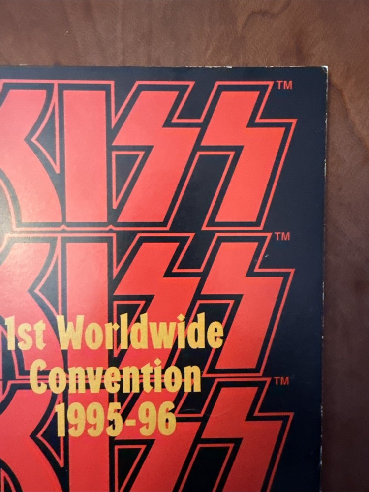 KISS Program Tour Book Tourbook 1995 Official Convention Vintage Kiss Aucoin Era
