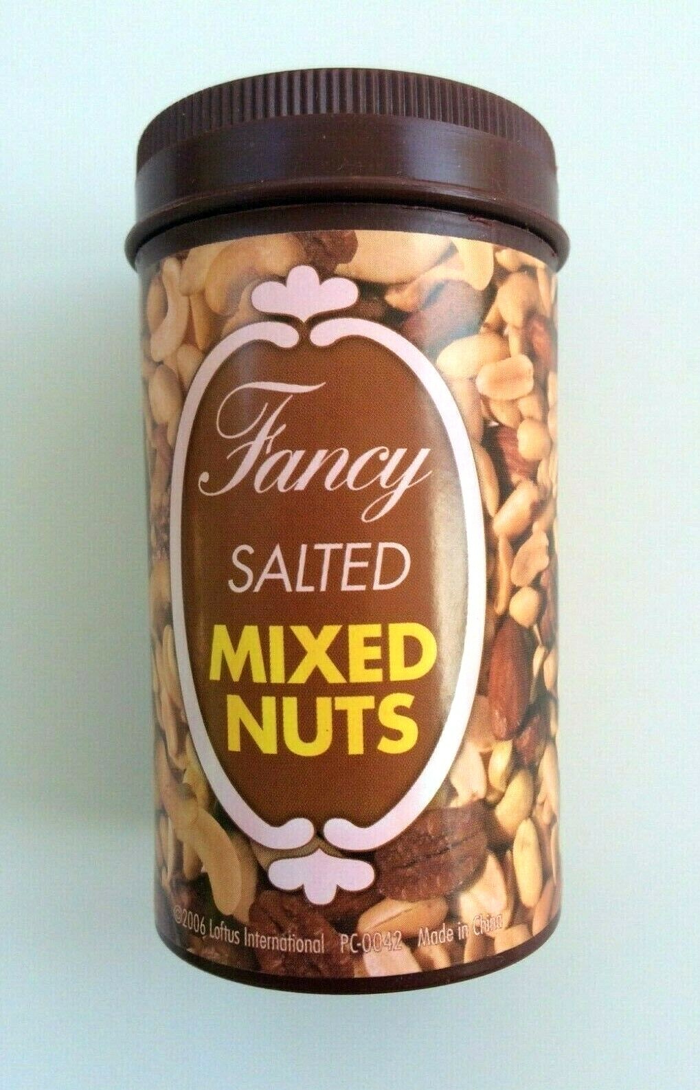 CLOTH SPRING SNAKE NUT CAN Plastic Jar Prank Joke Toy Jumping Jumps Out Funny