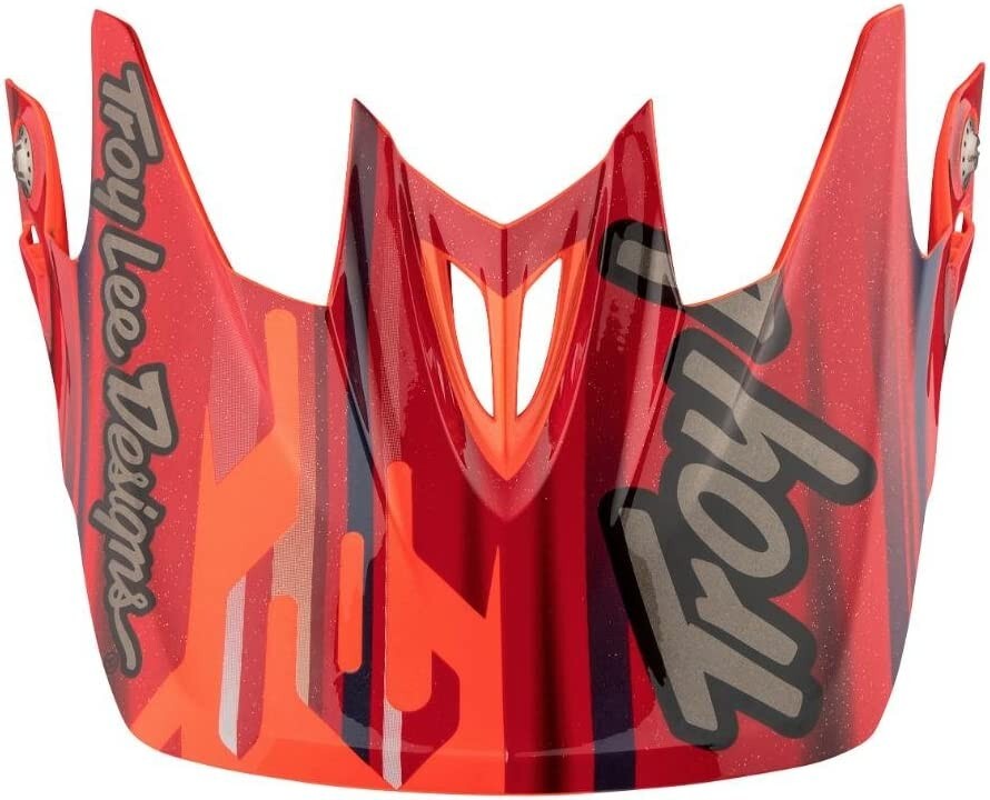 Troy Lee Designs TLD D3 Helmet Replacement Visor Peak Code Orange