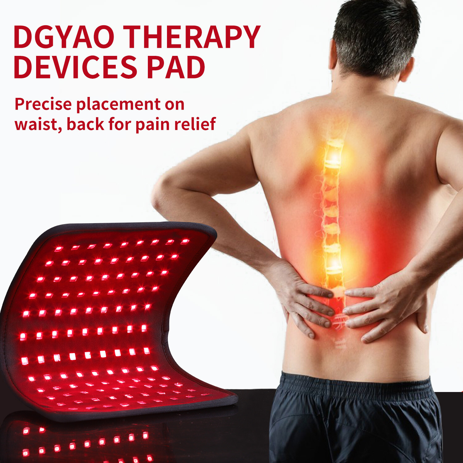 880nm Infrared Red Light Therapy Device Waist Belt For Arthritis Pain Relief
