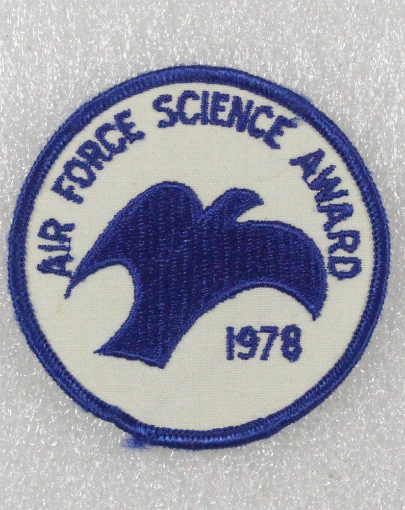 USAF Air Force Patch: Air Force Science Award 1978