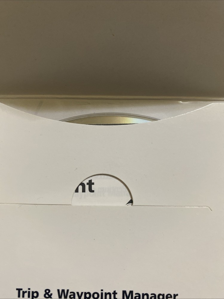 Garmin MapSource Trip & Waypoint Manager CD v2.02 Windows 98 XP GPS Software