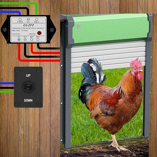 12V DC Relay Module,Forward and Reverse Relay Module,with Waterproof DPDT