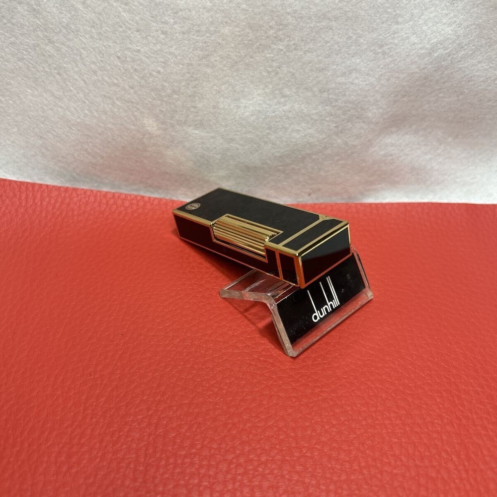 Overhauled Dunhill Rollagas lighter Black Gold d mark without box