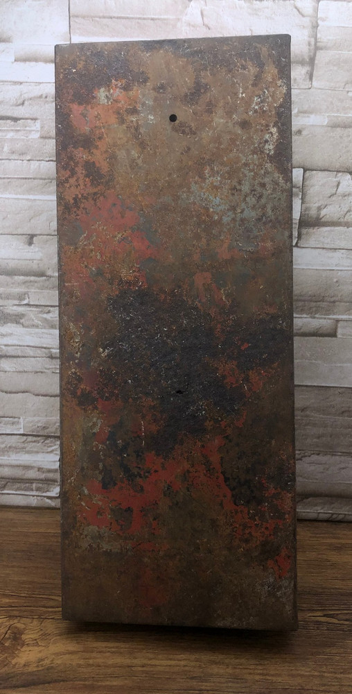 Vintage Red Rusty Toolbox Insert Tray 18.5" x 7.5"