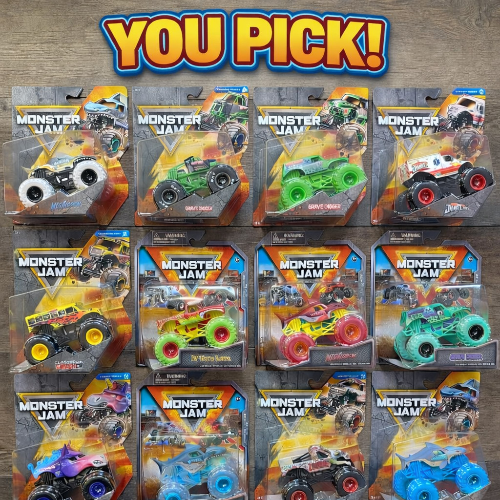 Monster Jam 1:64 YOU PICK-Huge Selection-Spin Master-100+ Monster Trucks-NEW-HTF