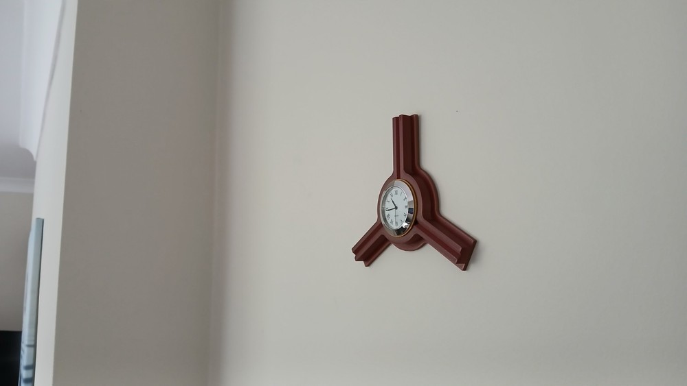 Triangulation Pillar Tribrach 1:2 Perfect Scale Clock.