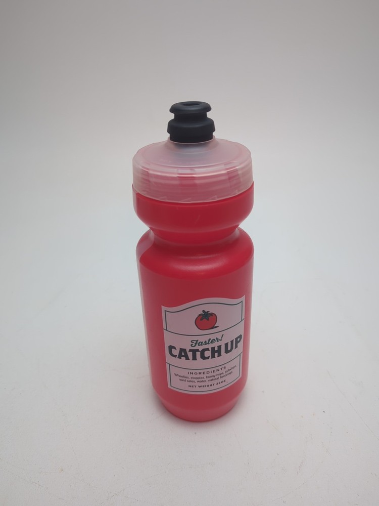 Spurcycle "Catch Up" Funny Water Bottle