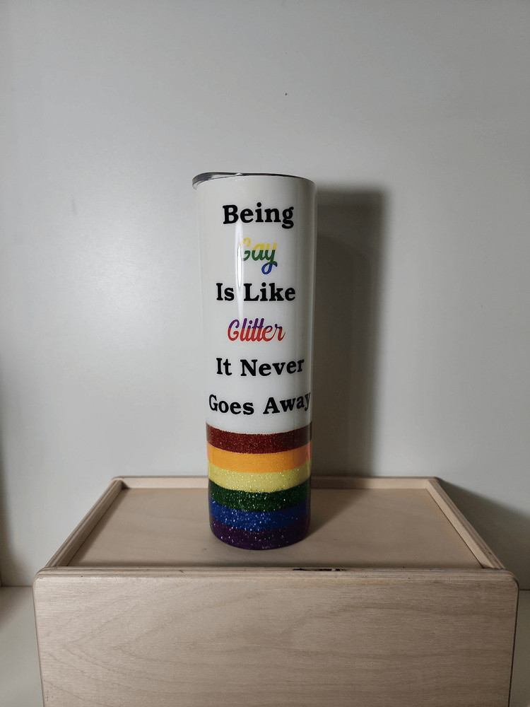 Custom Rainbow Tumbler