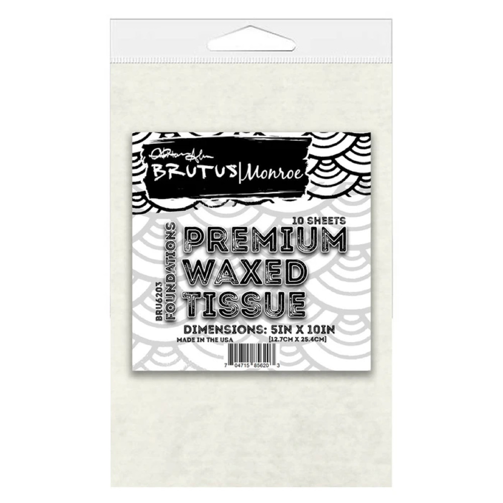 Brutus / Monroe PREMIUM WAXED TISSUE FOUNDATIONS  5" X 10"