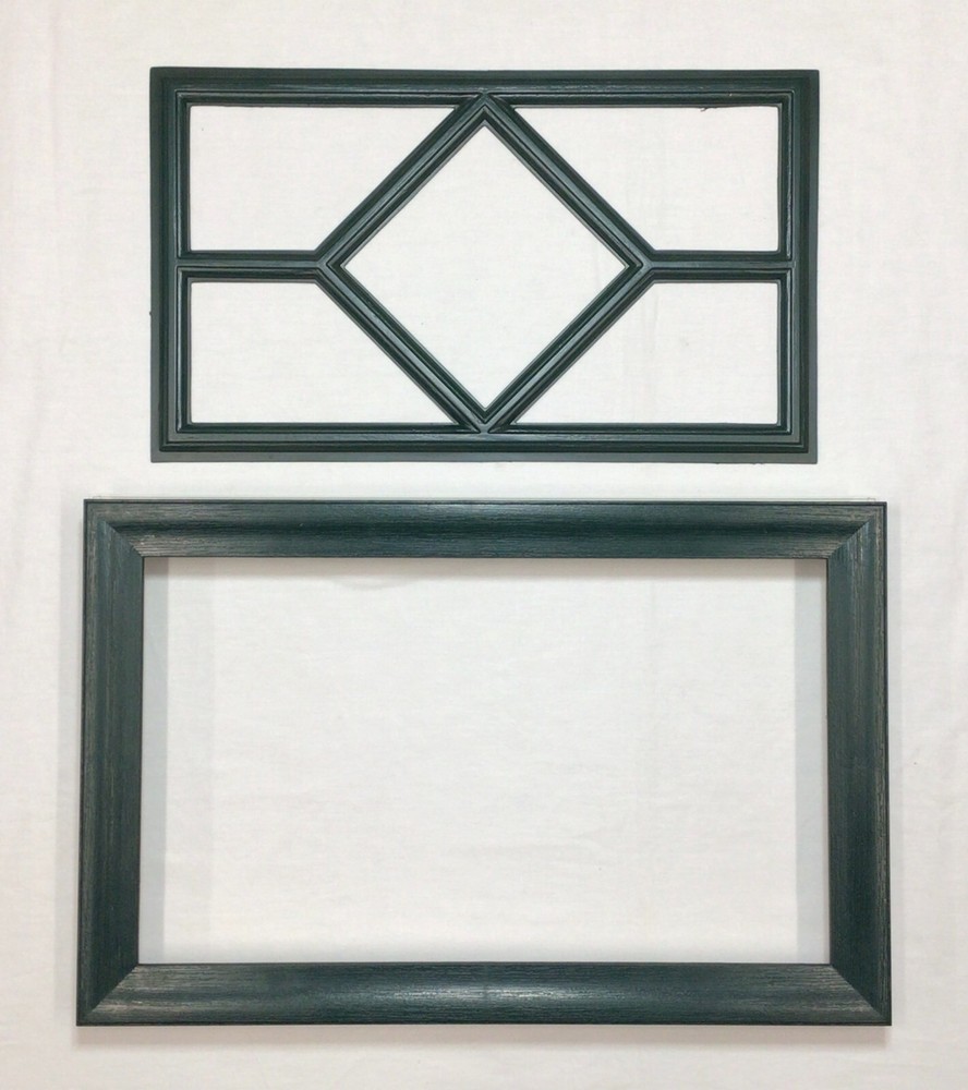 Hunter Green Amarr Garage Door Window Kit Short Panel Frame Insert Glass Options