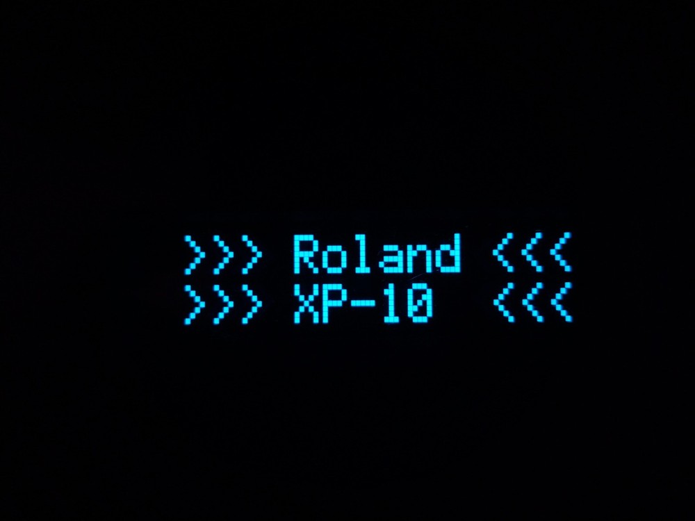 Roland XP-10 OLED Display Upgrade *Blue*