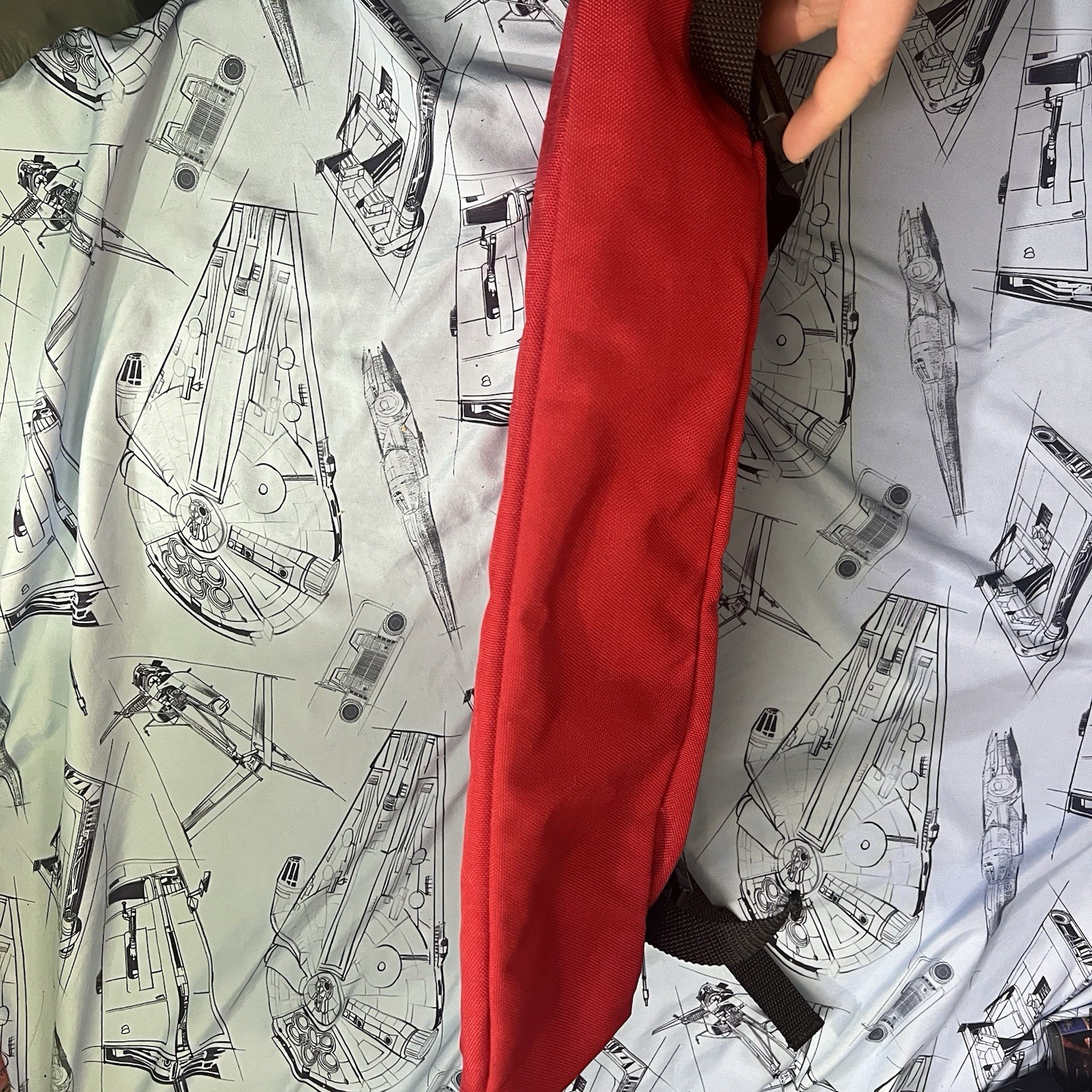 L.L.Bean Vintage Cycling Saddle Bag Made In USA Red