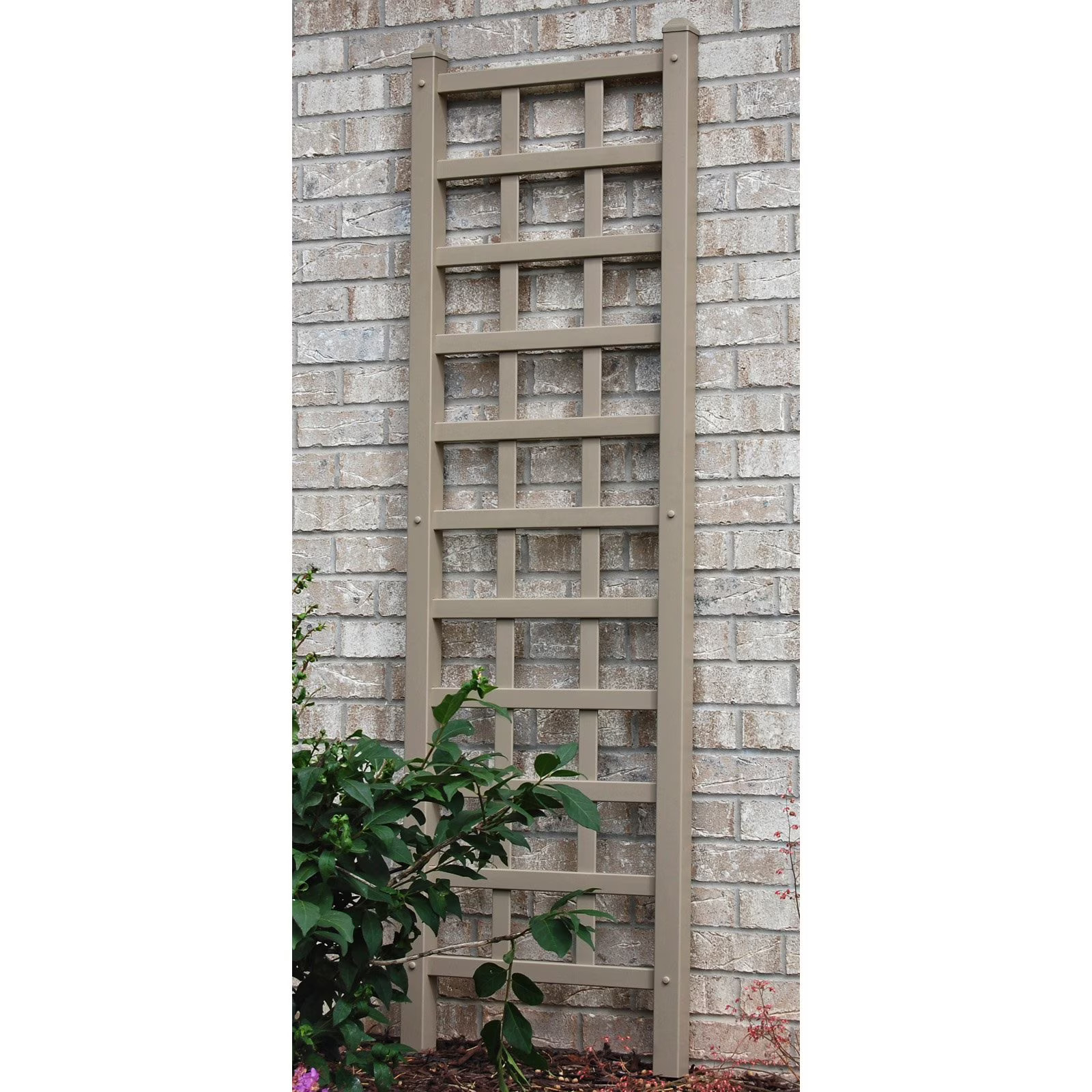 DuraTrel Providence 22" x 75" Mocha Vinyl Wall Trellis