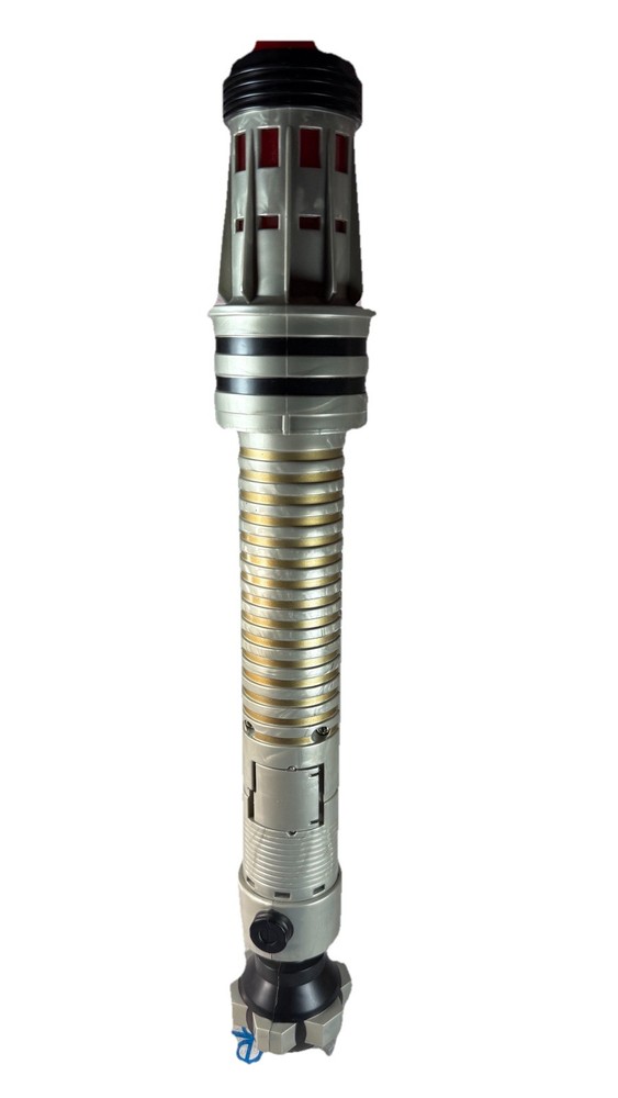 Star Wars Red Lightsaber With Blue Crystal - Tested & Working