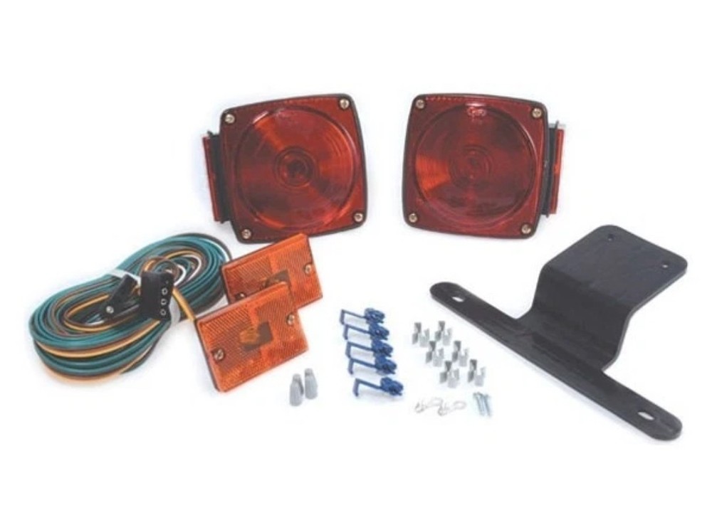 Submersable Trailer Light Kit Combo + Herness, Bracket, Mounting Hardware 652305