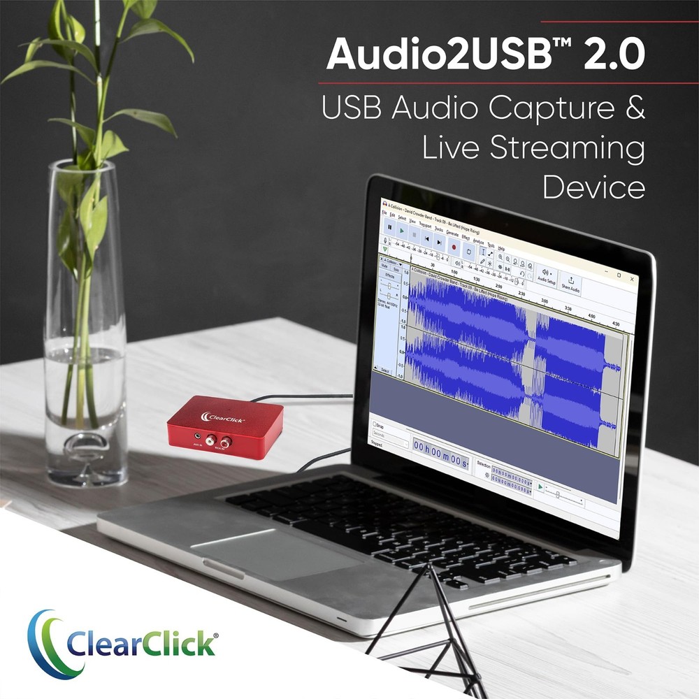 ClearClick Audio to USB 2.0 (Second Generation) Audio Capture Device