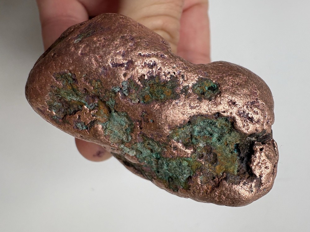 Pure Solid Native Michigan Float Copper Mineral Display Specimen Upper Peninsula