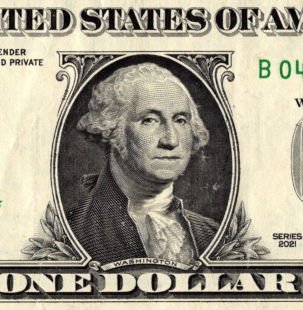 2021 B Star Note One Dollar Bill Regular Run Pack Note