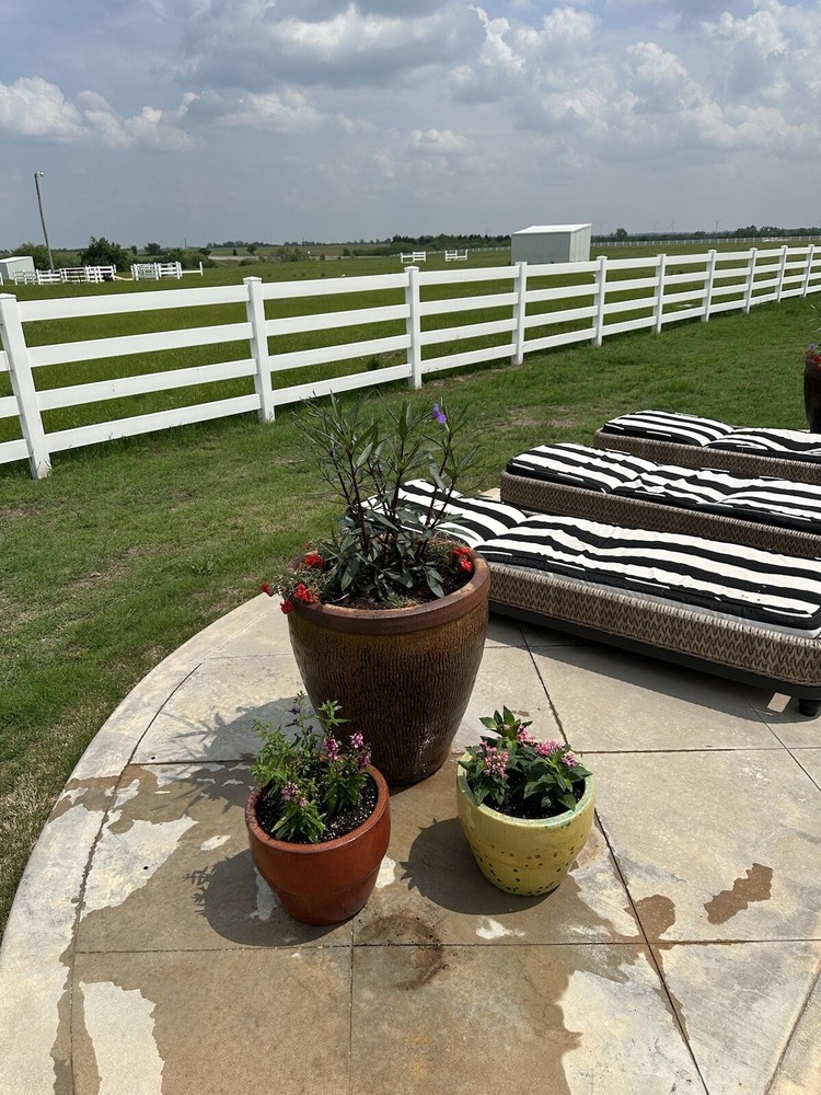 White Vinyl Split Rail Fence