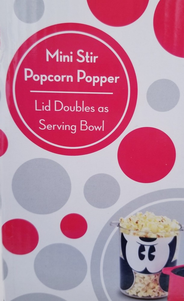 Mickey Mouse Mini Stir Popcorn Popper