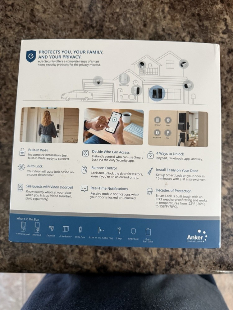 Brand New Eufy E110 Smart Lock