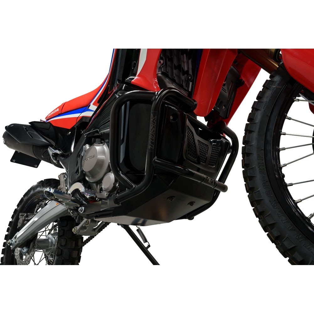 Tusk Crash Bars - Engine Guards Black for Honda CRF 300L Rally 2021-2024