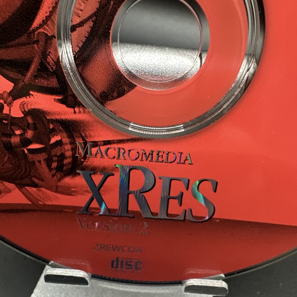 Vintage Macromedia xRes version 2. Still Shrink-wrapped. Macintosh Software