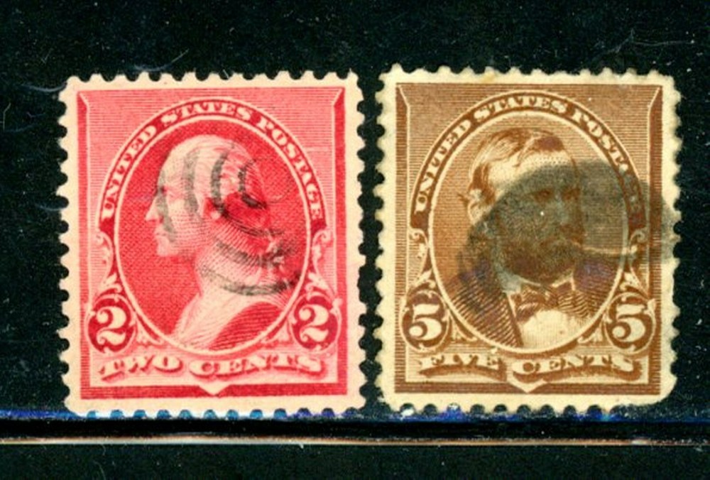 US Scott # 220, 223 - Used - Nice