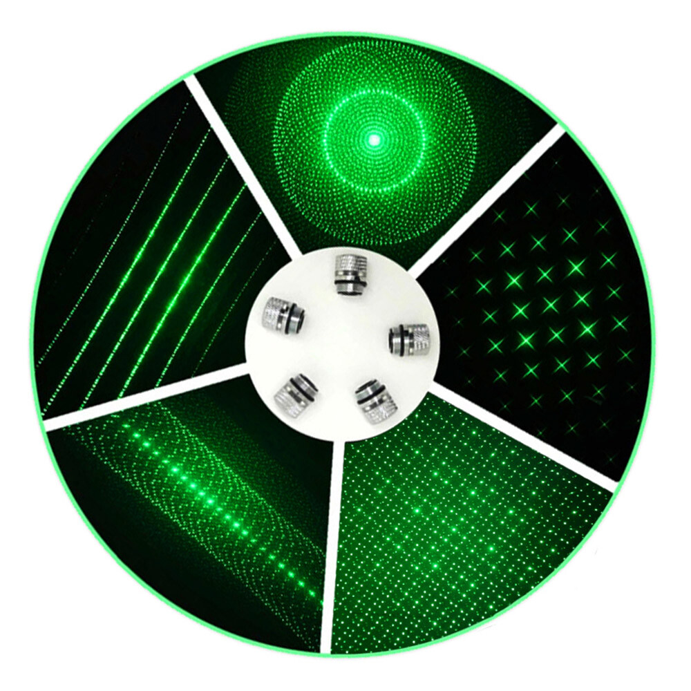 Green 532nm Laser Pointer Adjustable Focus Visible Beam Light