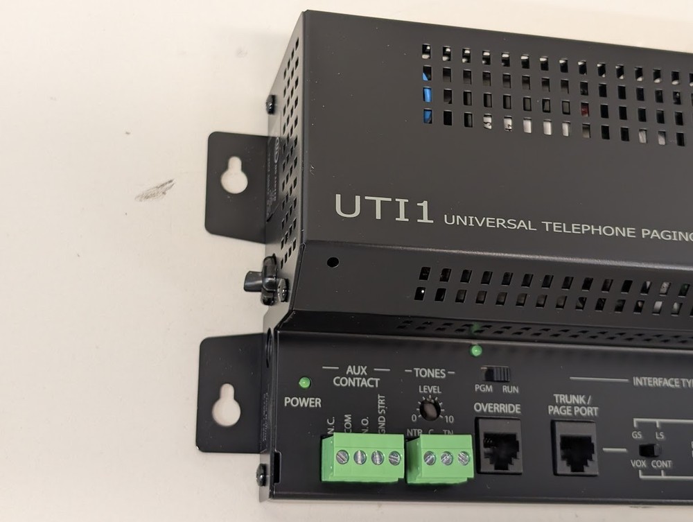 Bogen UTI1 Single Zone Paging Controller New - Open Box