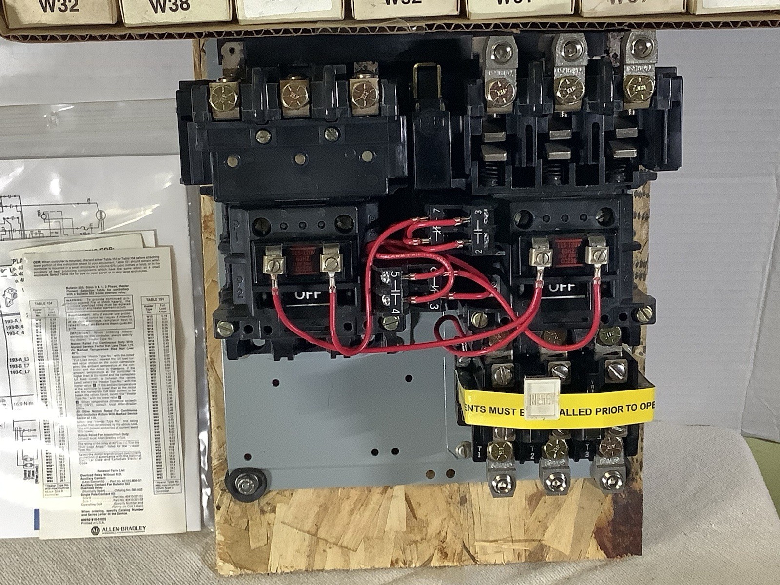 Allen-Bradley 505-COD Nema Size 2 Reversing Magnetic Starter NEW Ships same day!