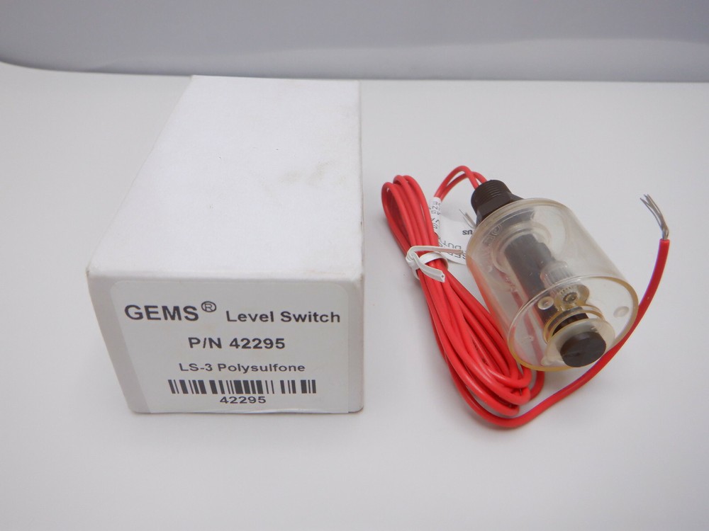 Gems 42295 LS-3 Polysulfone Level Switch new