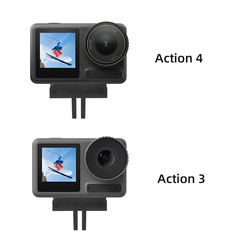 Accessories For DJI Action 3/4 Camera Magnetic Quick Release Mount Base Black