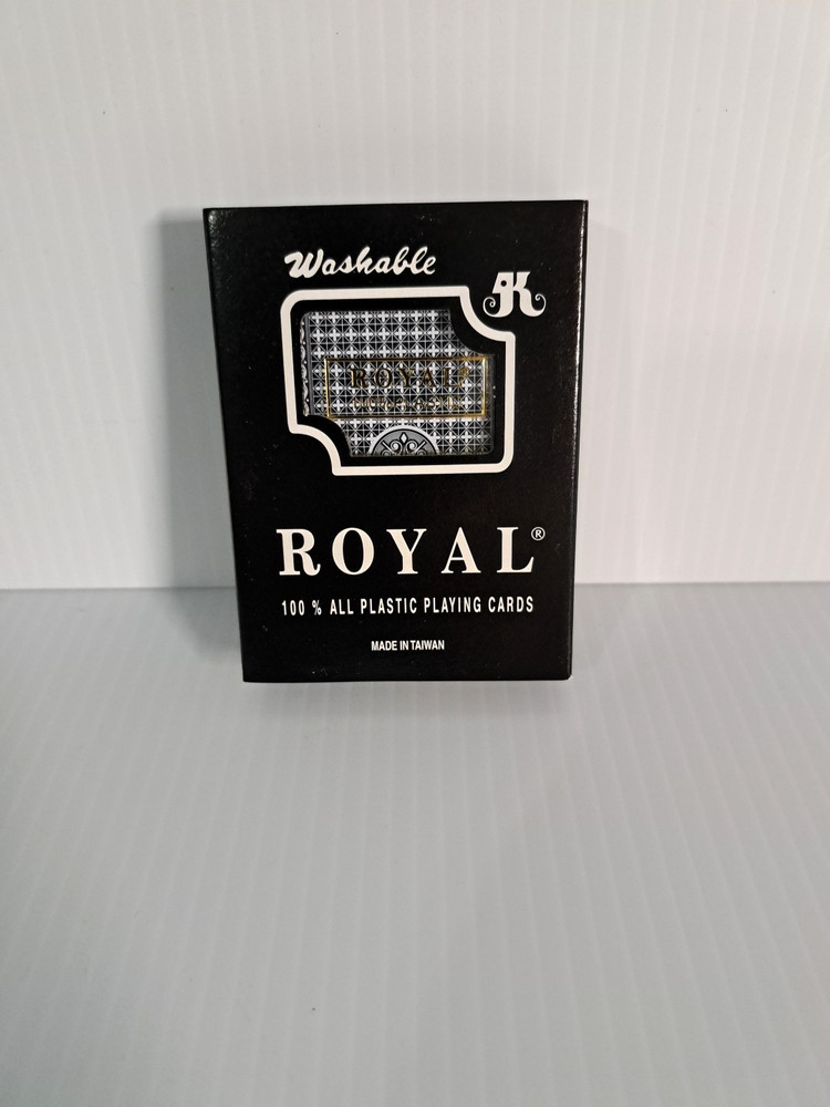 ROYAL 100% ALL PLASTIC PLAYING CARDS WASHABLE