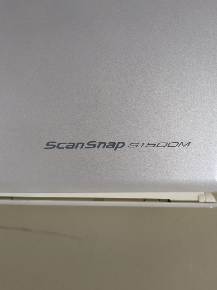 Fujitsu ScanSnap S1500M Document Scanner w/ Power Cable & USB Cable