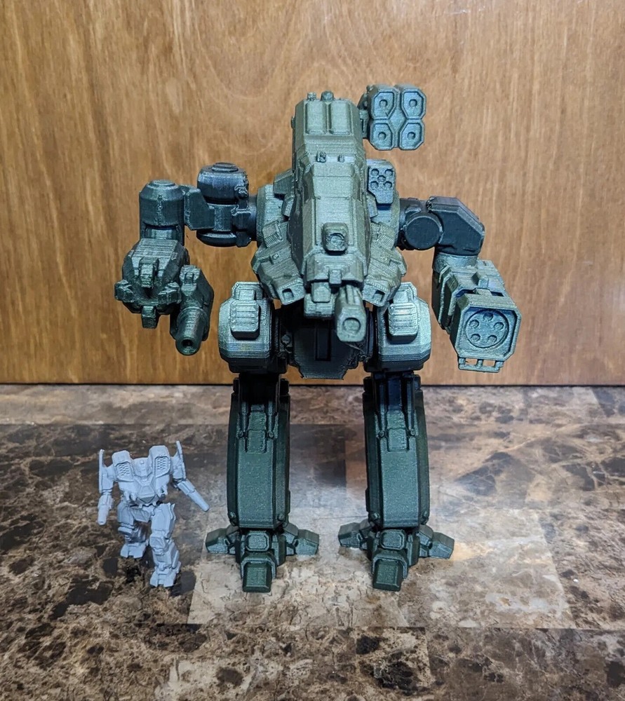 Mech Figurine - Bushwacker; 7" Size, Articulated