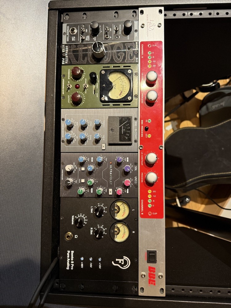 8-Slot 500-Series Analog Rack + Premium Modules (Studio-Ready)