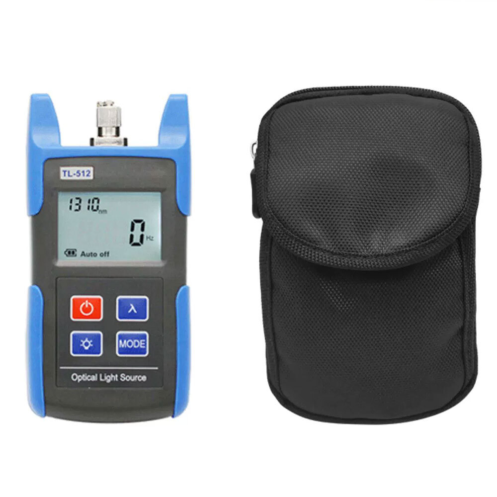TL-512 1310/1550nm SM Optical Light Source Fiber Optic Light Source LCD Display