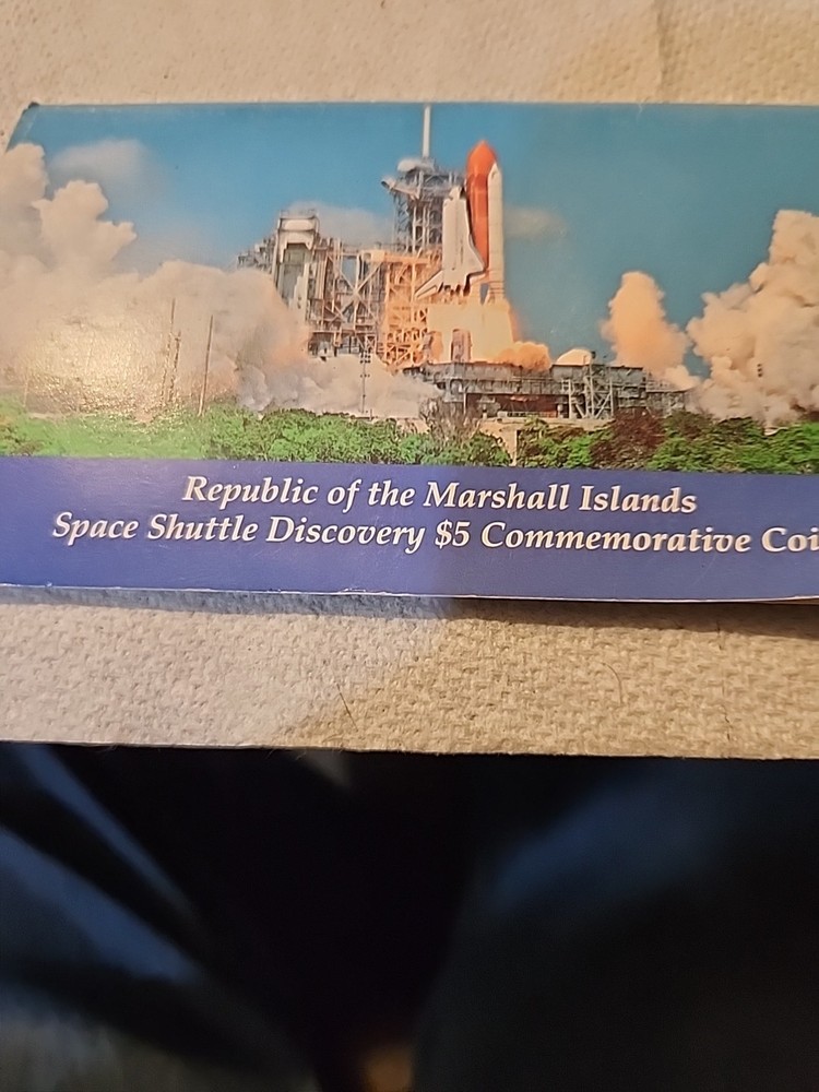 marshall island space shuttle coin