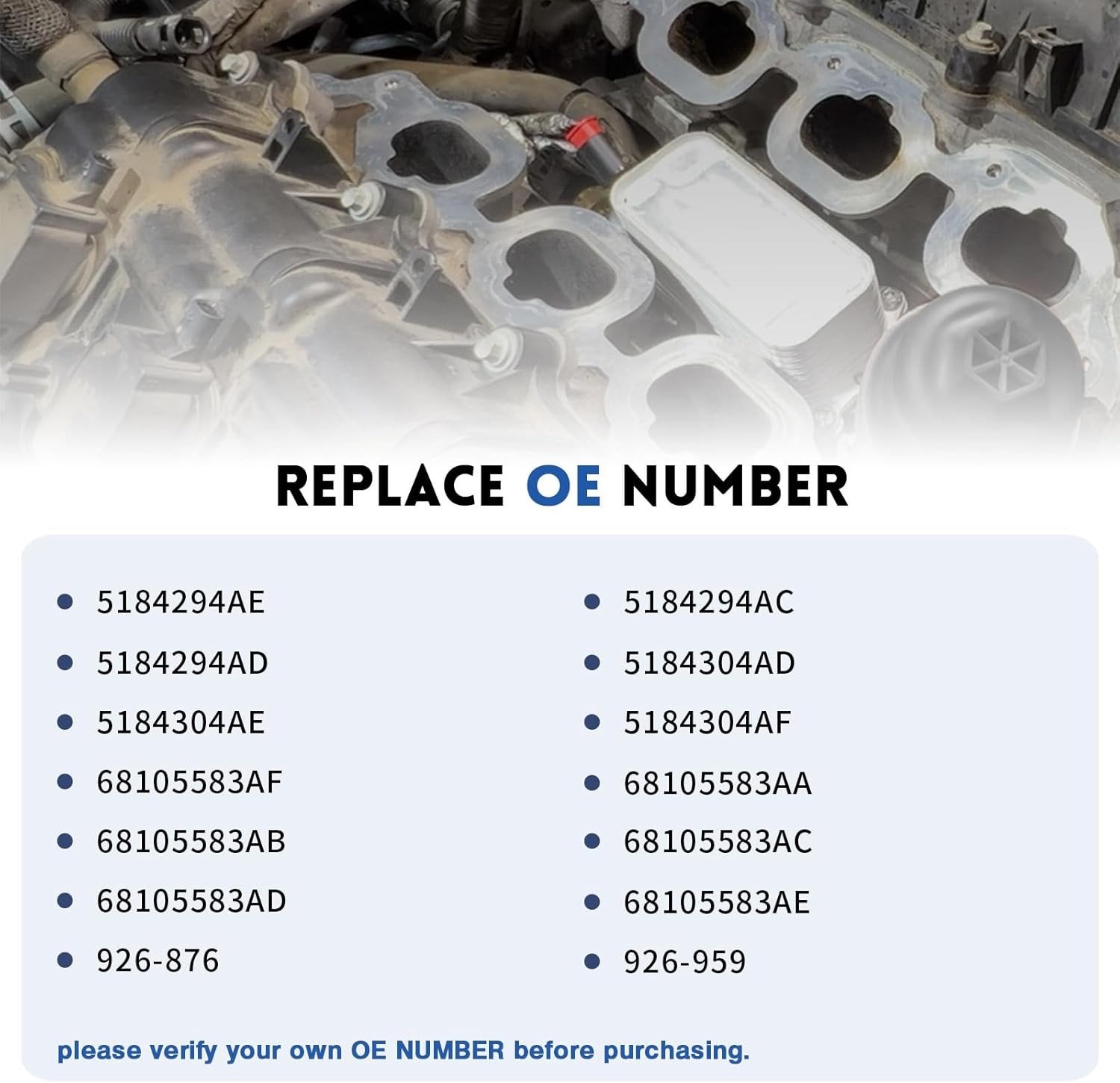 Aluminum Engine Oil Filter Housing Kit 926-876 926-959 with Oil Cooler Adapter