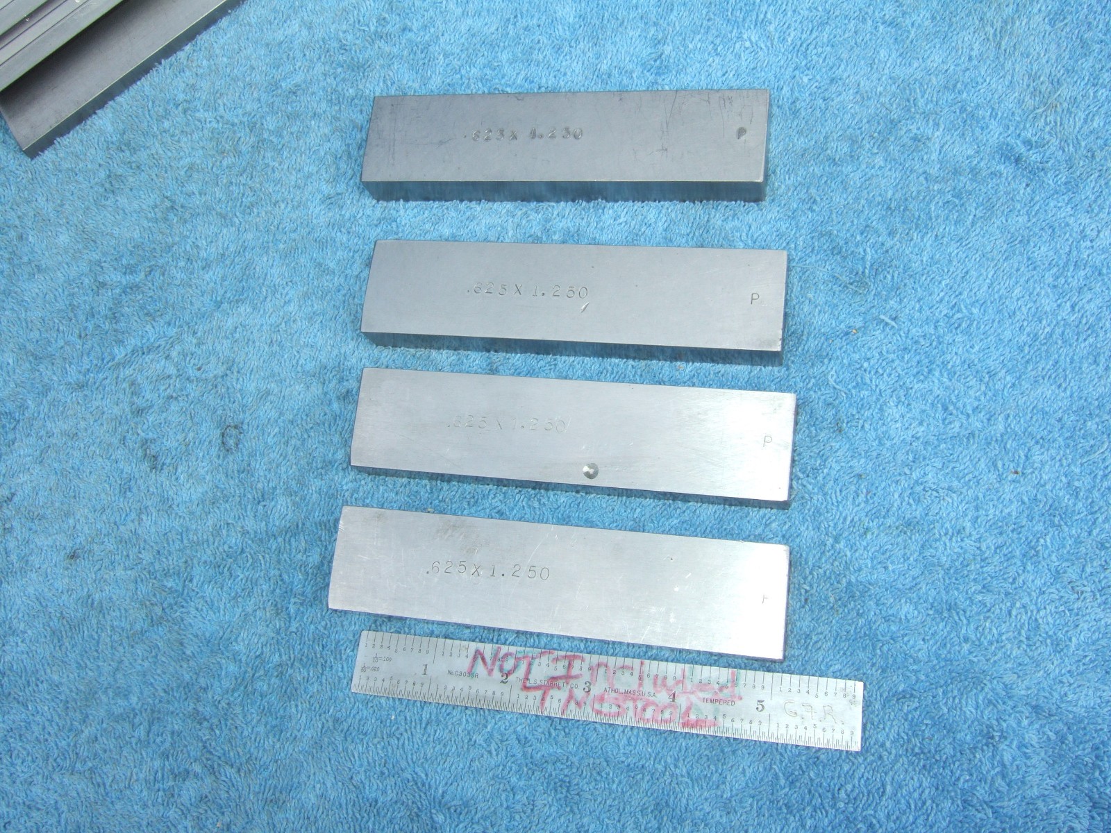 PARALLELS USA VINTAGE 4 PAIR SOFT MACHINIST TOOLMAKER PRECISE GRIND MILL INSPECT